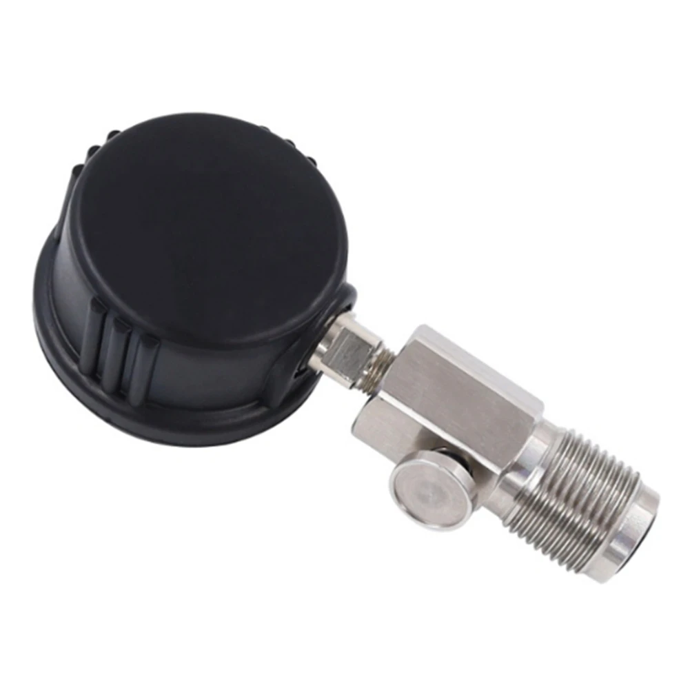 DIN Air Tank Pressure Checker for Scuba Diving with 350Bar Gauge Diving Gauge with Handle