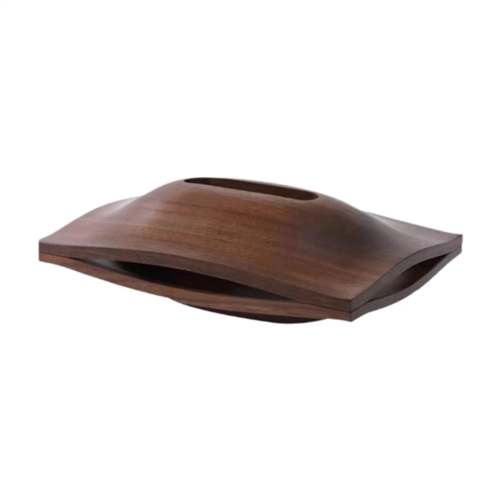 Wooden Tissue Box Cover Tabletop Ornament Paper Napkin Holder Napkin Paper Case for Vanity Bedroom Dresser Desk Home Decor 2