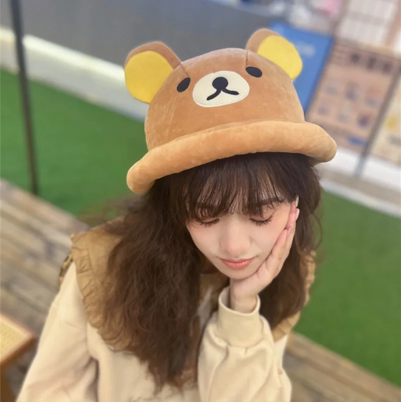 キャップ HUG YOUR SKIN Korilakkuma dot ball cap 5BJH1482 Hug Your Skin Korilakkuma Camo Ball Cap (Pink) on Bunjang