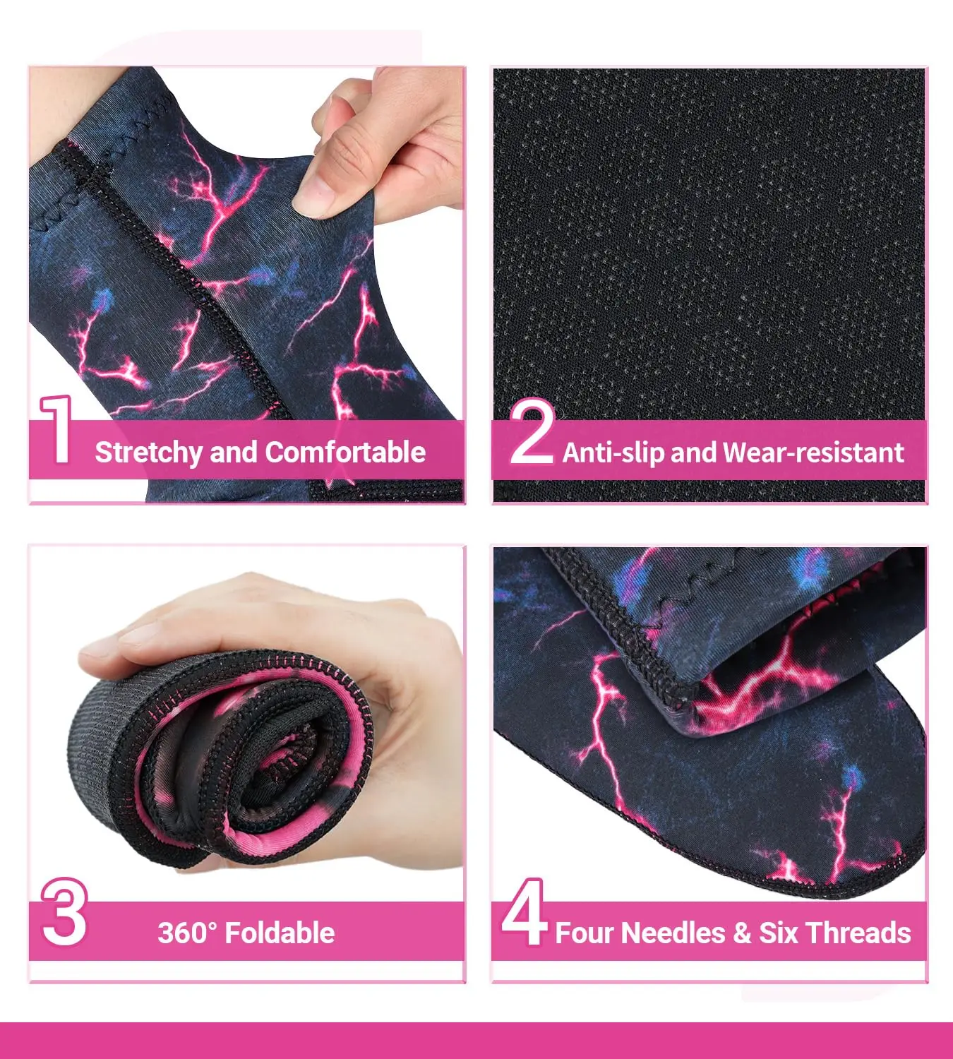 3mm Neoprene Socks Diving Socks for Men & Women Neoprene Socks for Water Sports Swimming Kayaking Diving Socks 2