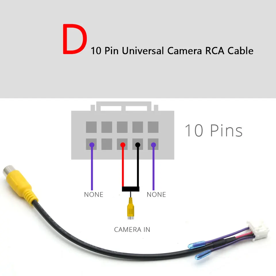 Cavo Telecamera Rca - Elettronica Per Auto / Elettronica Per Veicoli