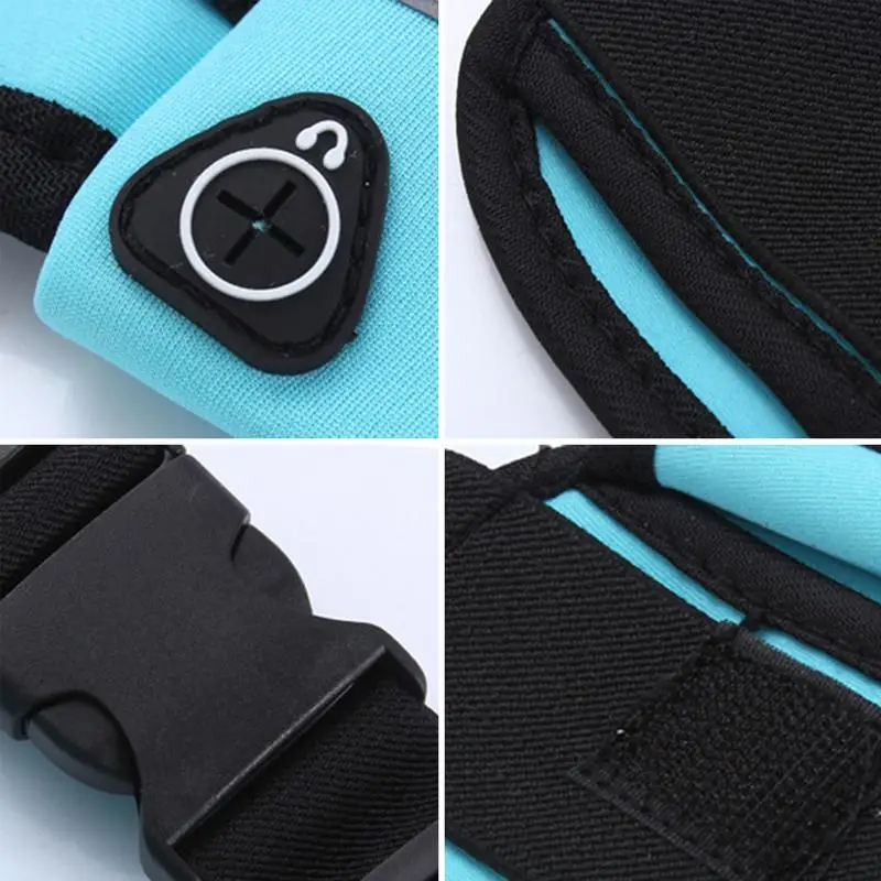 Running Waist Bag Sports Waterproof Belt Pouch Mobile Phone Case Men Women Reflective Pouch Gym Fitness Bags Running Belt Pack