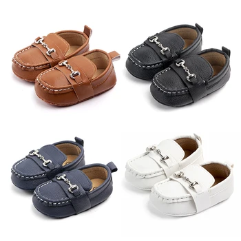 Moda Neonati maschi Scarpe morbide Neonato Bambino 0-9-18 mesi Prewalking Sneaker Sport Scarpe basse da passeggio all'aperto 1