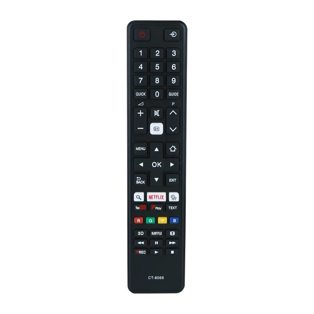 Mando a distancia Universal para televisor Toshiba, Control remoto de  reemplazo para CT-8069, 4K, 43L3653DB, 49U6663DB, 65U6663DB, 55U5766DB -  AliExpress