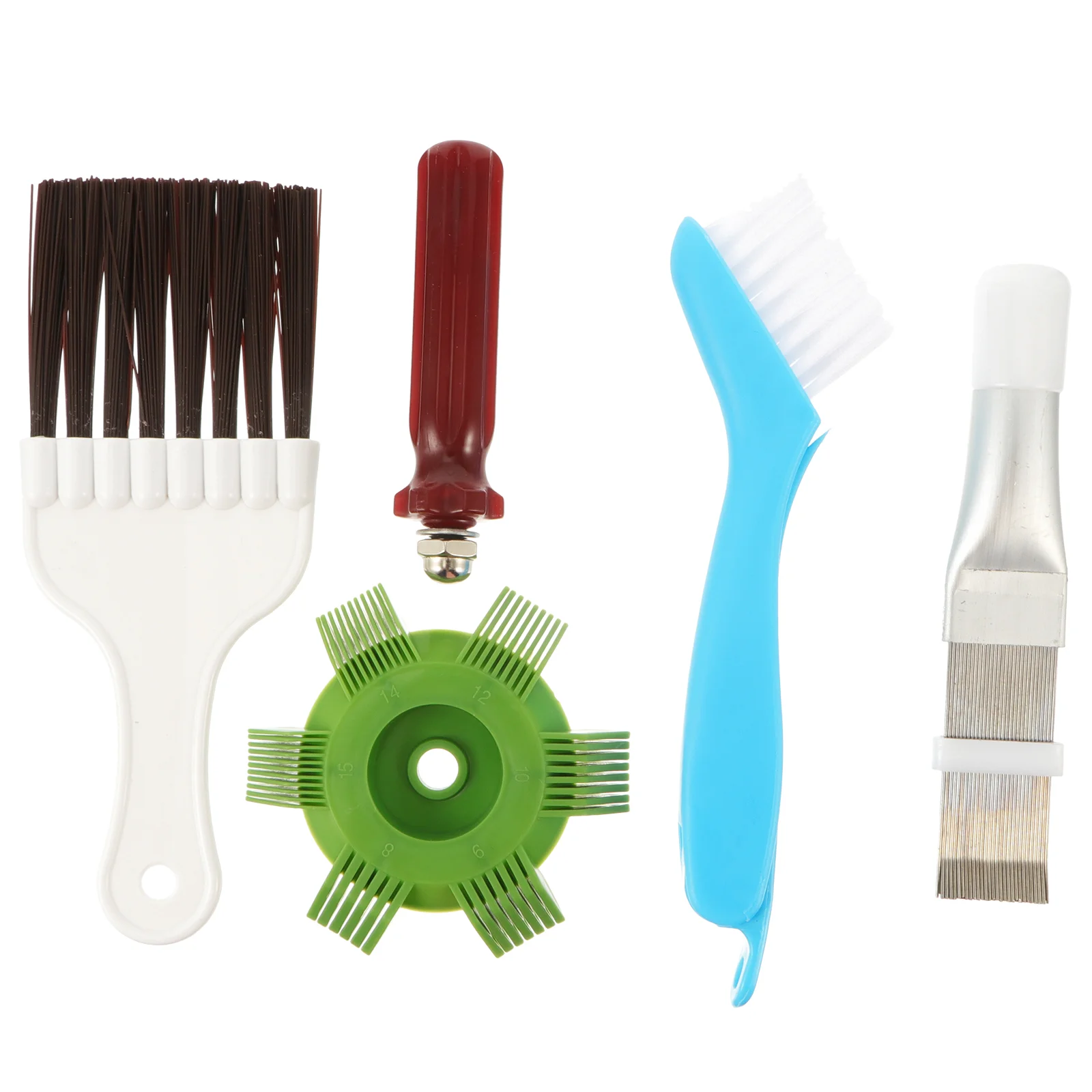 

Air Conditioner Cleaning Brush Condenser Fin Straightener Vents Metal Tool Comb Nozzle for washing the radiator