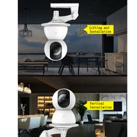 Support de caméra et Base, Support de surveillance Compatible, Support de caméra intérieure mural pour la plupart des caméras de Surveillance 5