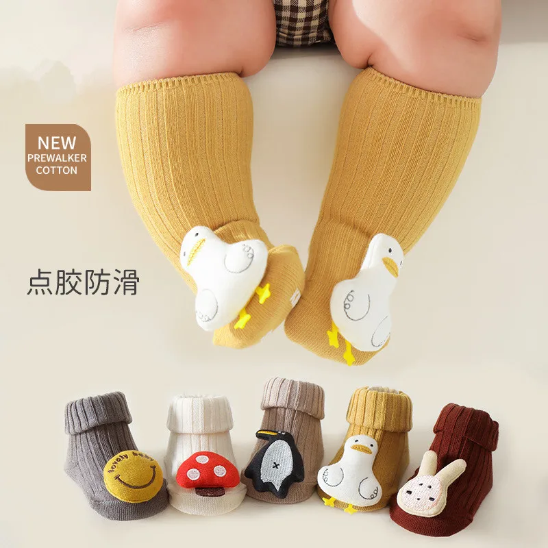 Newborn Baby Socks Cute Animal Socks Infant Kid Cotton Toddlers Leg Warmers Knee Soft Long Baby Socks For Girls Boy