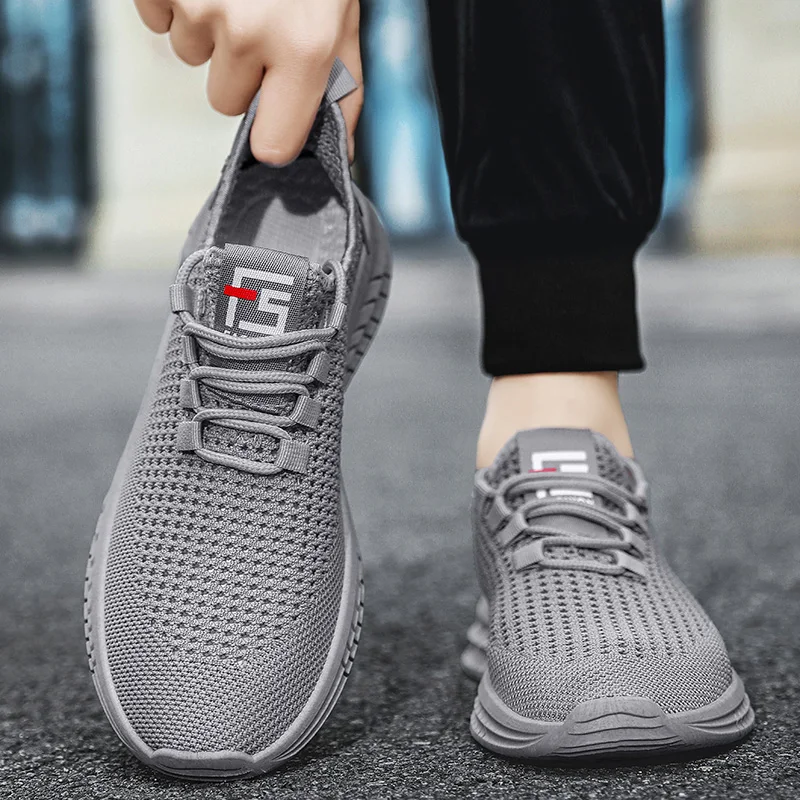 New Male Tennis Shoes Sneakers Men Comfortable Gym Sport Shoes Outdoor Adult Breathable Footwear Running Trainers High Top
