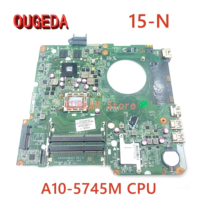 

OUGEDA 665343-001 для HP Pavilion DV6 DV6-6000 материнская плата для ноутбука HD6770M 1 ГБ GPU HM65 DDR3 полностью протестирована