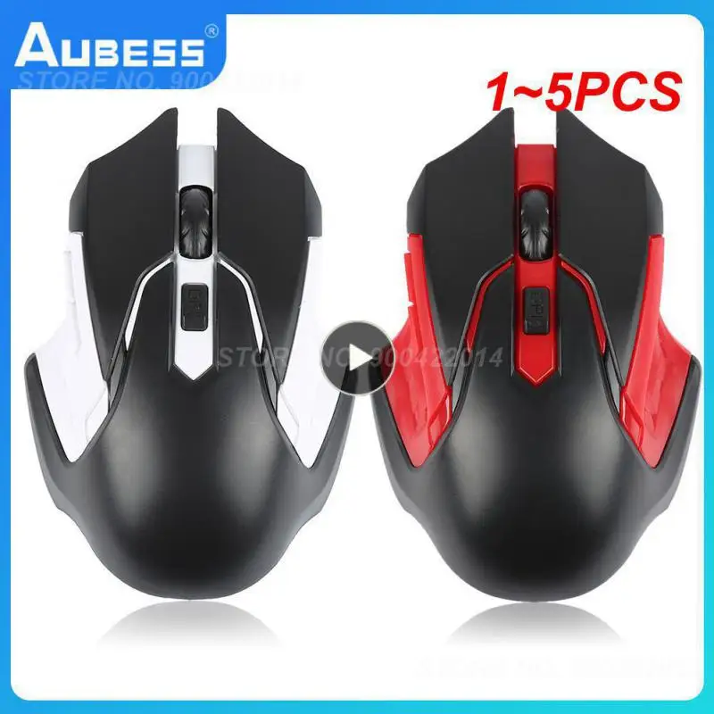 1 ~ 5Pcs Mouse Da Gioco Ottico Wireless Professionale Da 2.4Ghz Mouse Wireless Per Pc Gaming Laptop Computer Mouse Gamer Con Usb