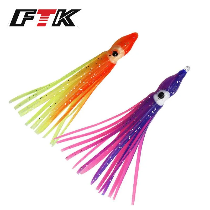 Leurre de calmar UV Shoous Saltwater, Jig Shriajbait, Octopus Seiche