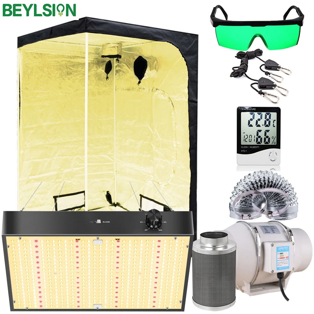 New BEYLSION Grow Box Growth Indoor Plants Grow Tent Full Kits with Fan ...
