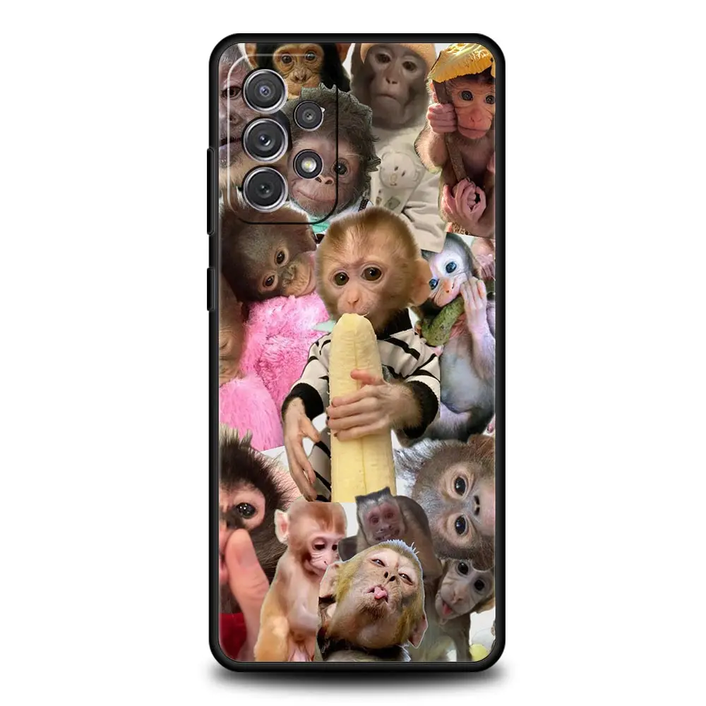 Cute and Playful Monkey Design Phone Case Cover