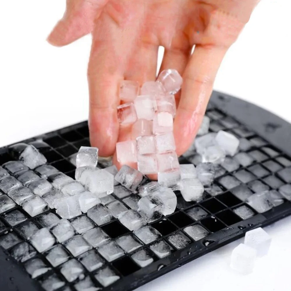 Ice Mold Food Grade 23x12x1.3cm 160 Cavity Silicone Bar Ice Cube Tray Mini Ice Cubes Small Square Mold Maker Kitchen Accessories