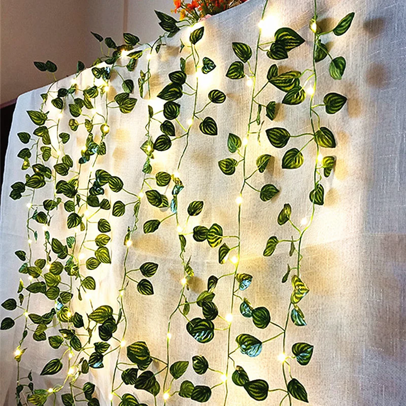 Enchanting Ivy Fairy LED String Lights - Indoor Decorative Garland with Battery Operation