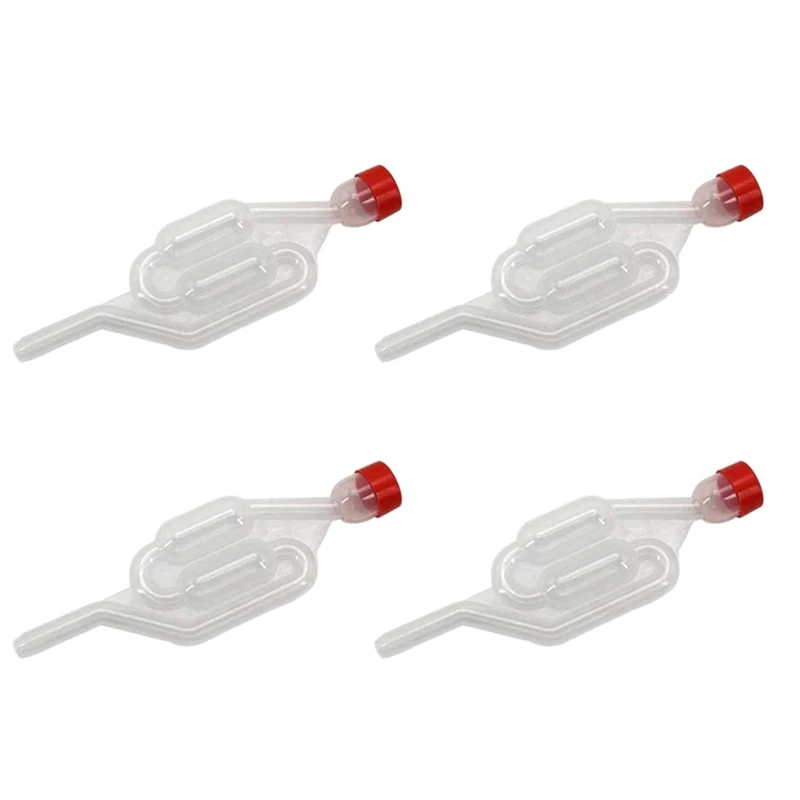 

Promotion! 20 Pack S-Shape Airlock Twin Bubble Grommet One-Way Exhaust Seal Valve With Cork Beer Wine Making Tank Vent Valve