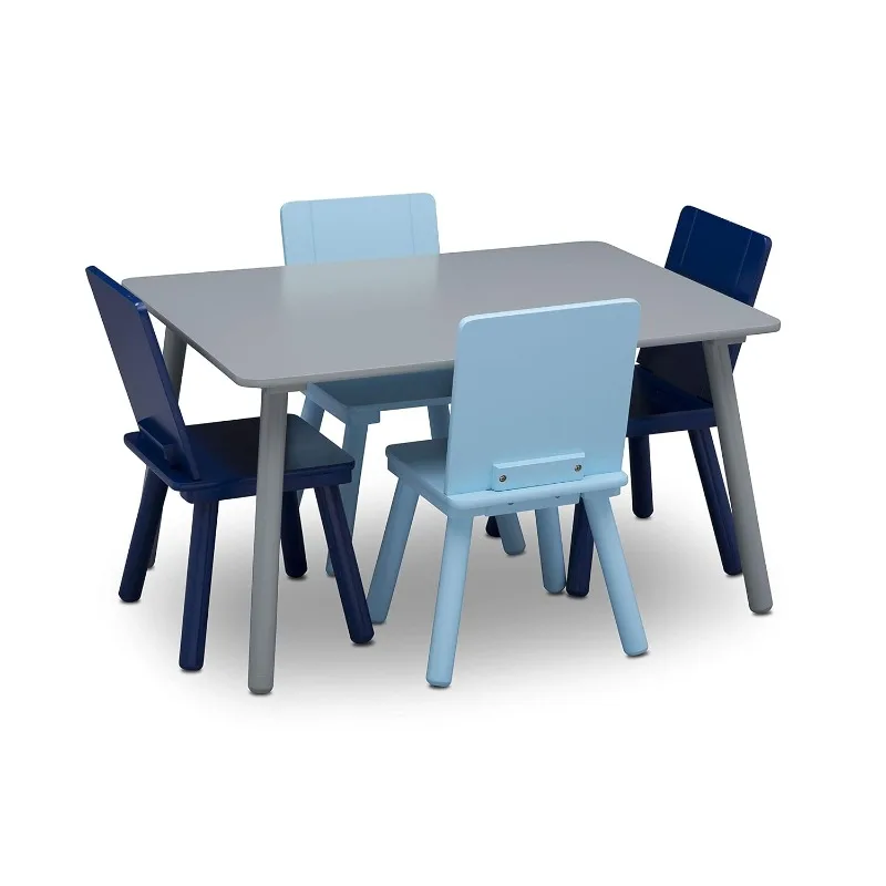 Kids Table and Chair Set with 4 Chairs 1