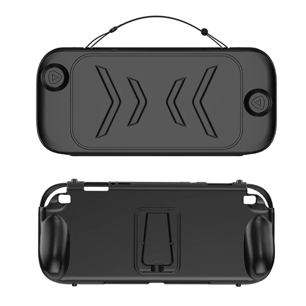TPU Case with Stand for Switch 2 Protective Case Cover Removable Abs Front Cover Shockproof for Switch 2 Handheld Gaming Console