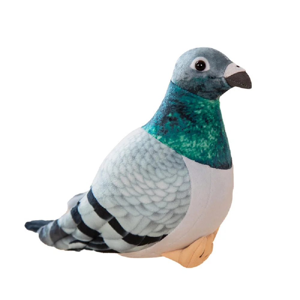 cute plush simulation colorful dove bird toy cute soft dove doll gift about 20cm