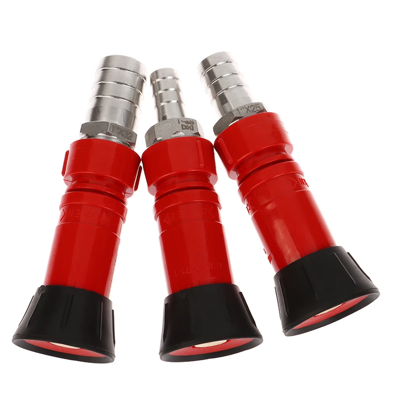 1 NH/NST Fire Hose Nozzle Thermoplastic Fire Equipment Heavy Duty Industrial Jet Fog Spray Nozzle