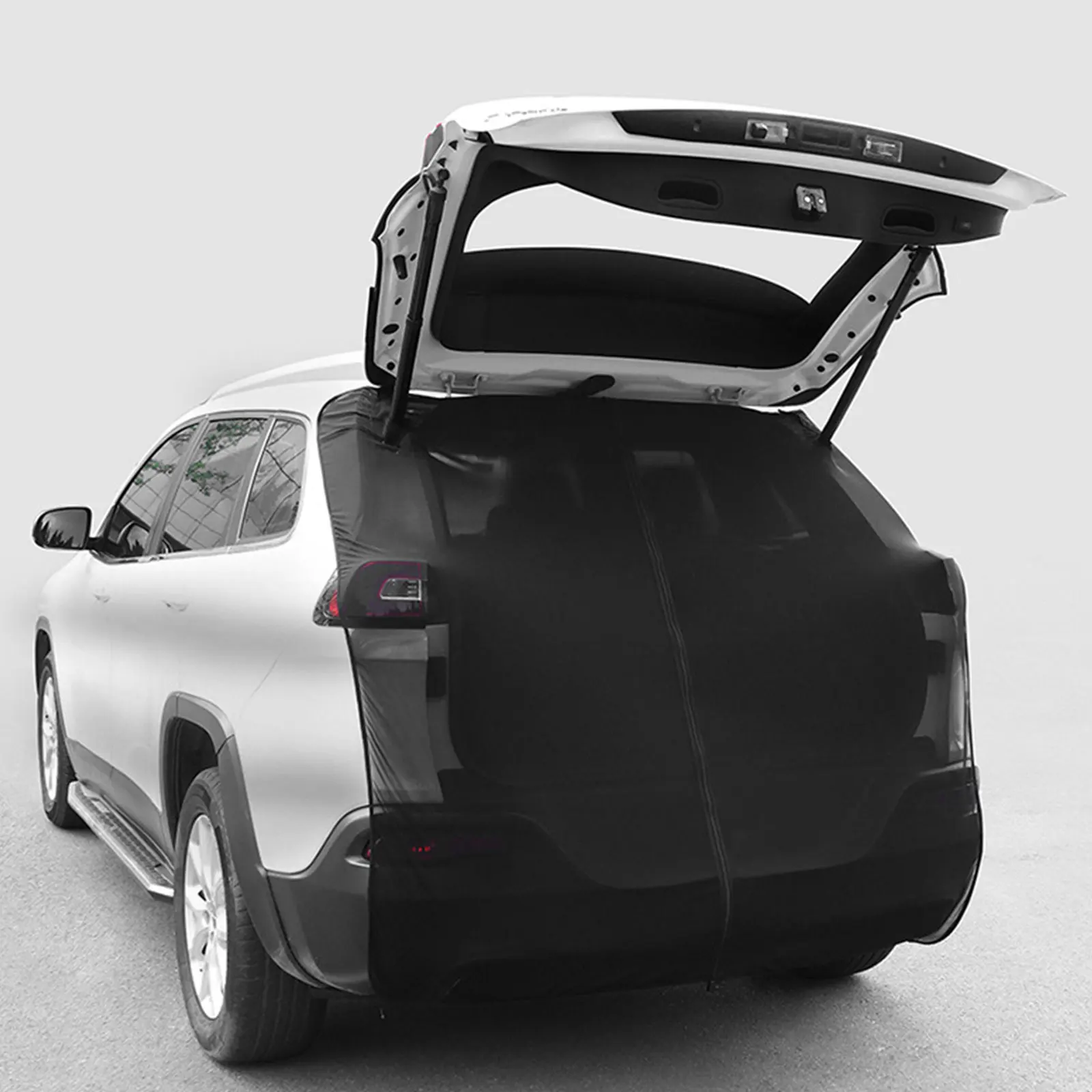 Car Tailgate Mosquito Net Mount Camping Trunk Ventilation Mesh