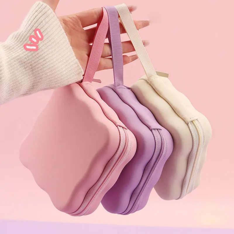 Portable Cable Protector Set Storage Bag Lovely Bow Knot Travel Storage Bag Cute Cable Charger Protector Cord Organizer