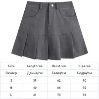 Pleated Skirt Women Y2k Harajuku White Pencil Skirt Uniforms Safety Pants Summer Solid Color Casual Mini Kawaii Skirt Fashion - Image 2