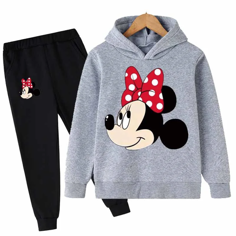 Ensemble jogging Minnie Mouse enfant – Pull capuche & pantalon