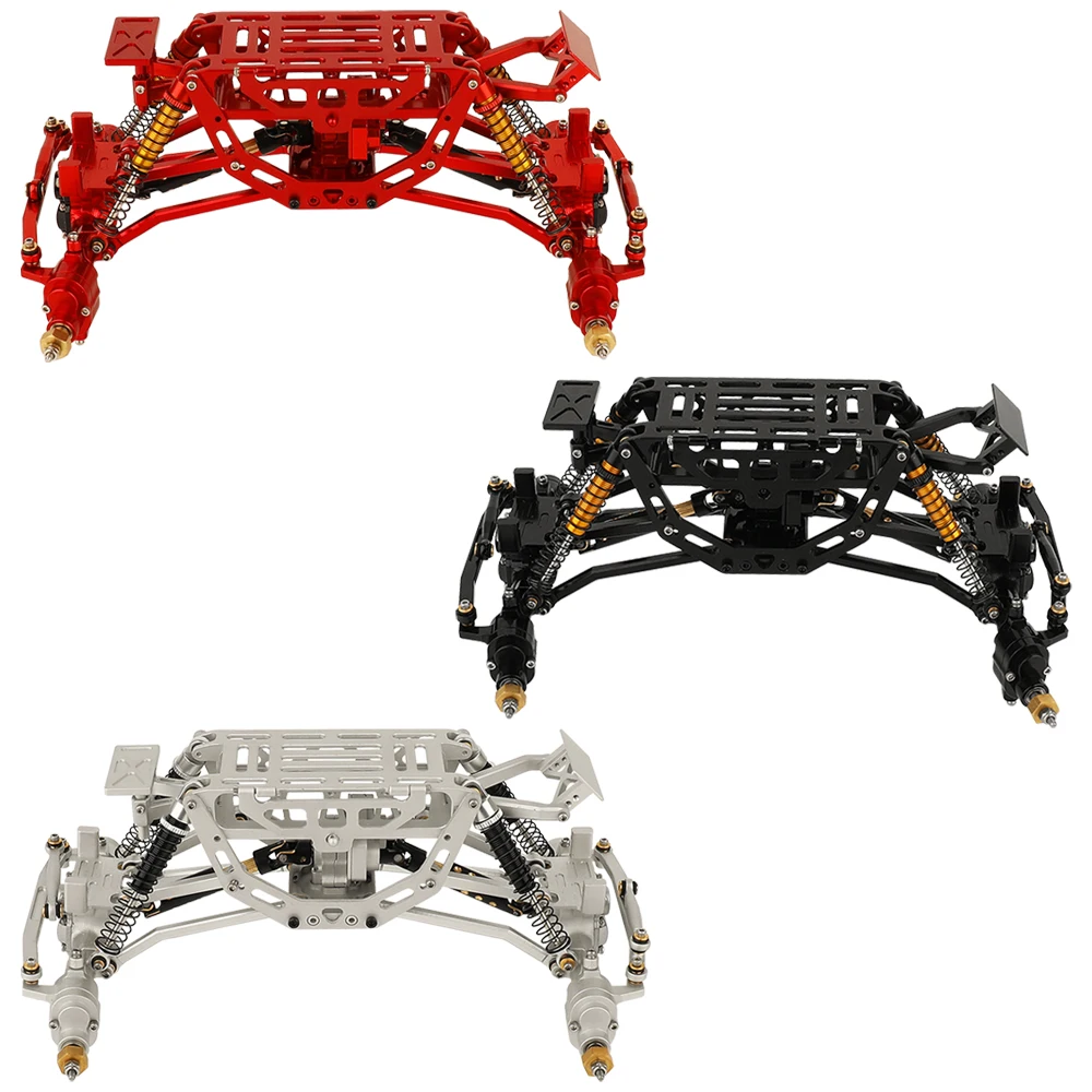OneFRAME A set　+24mm3個 Upgraded Empty Frame For 1/24 SCX24 C10 90081 AX24 AXI00001