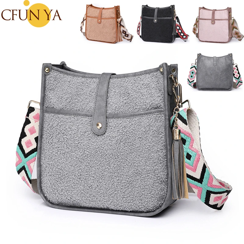 

CFUN YA New In Square Handbags For Women Soft Leather Travel Teenager Girls Shoulder Bags Messenger Pack Woman's Bag sac a main