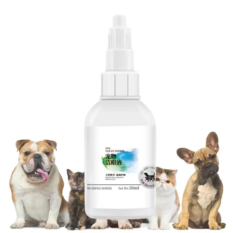 Eye Drops For Cats 50ml Dry Eye Drop For Pets Pet Eye Care For Dogs And Cats Helps Prevent Pink Eye Relieve Eye Discomfort