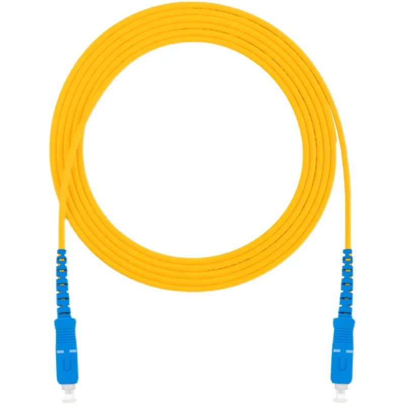 Singlemode Simplex Fiber Optical Patch Cord, Pigtail PVC Jumper, G657A1, LSZH, SC/UPC-SC/UPC 9/125, 3.0mm, 2.0mm, 0.9mm, 10 Pcs