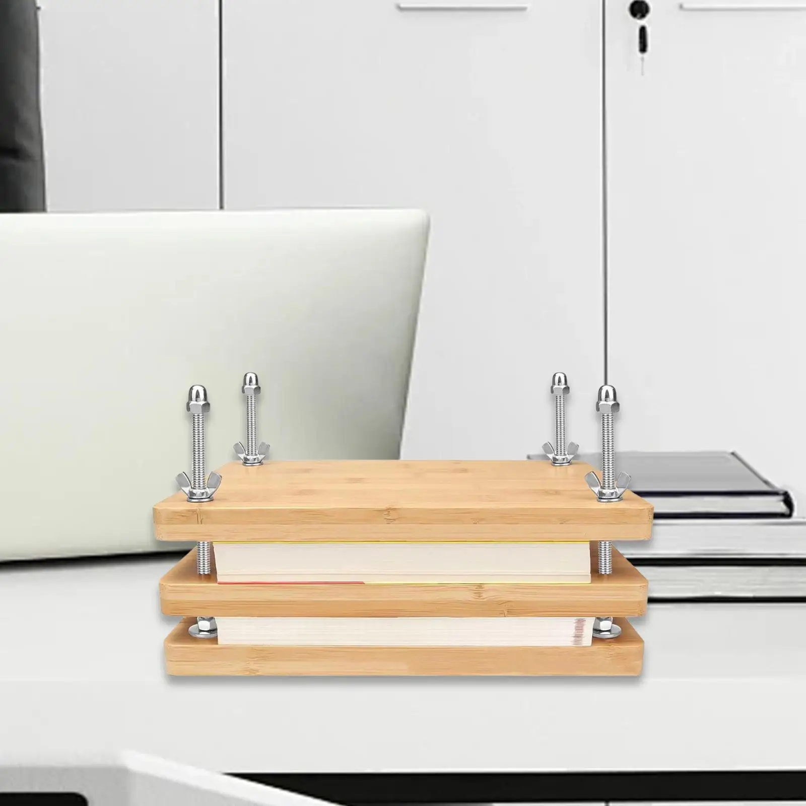 가정용 수제 나무 책 프레스, 다용도 실용적인 수동 바인딩 프레스, DIY 제본 사진 앨범 태그 판지