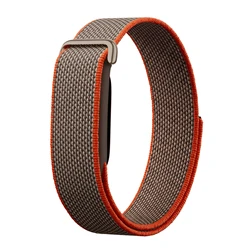 Nylon Sports Strap Wristband Replacement - Fitness Tracker Bracelet Loop Accessories - GoogleFitbit Air (A - Gray Orange)
