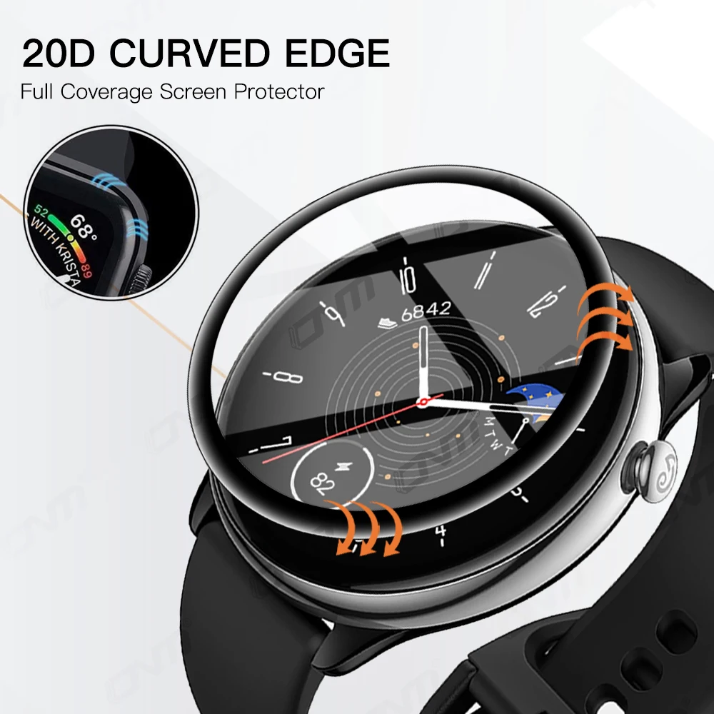 Vidrio templado curvo 3D para Amazfit GTR Mini, película