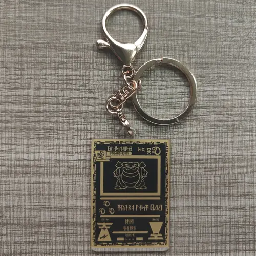 Pokemon Anime Small Card Key Chain Charizard Keychains Blastoise Venusaur Mewtwo Diy Acrylic Action Toy Figures Game Collection - Image 11