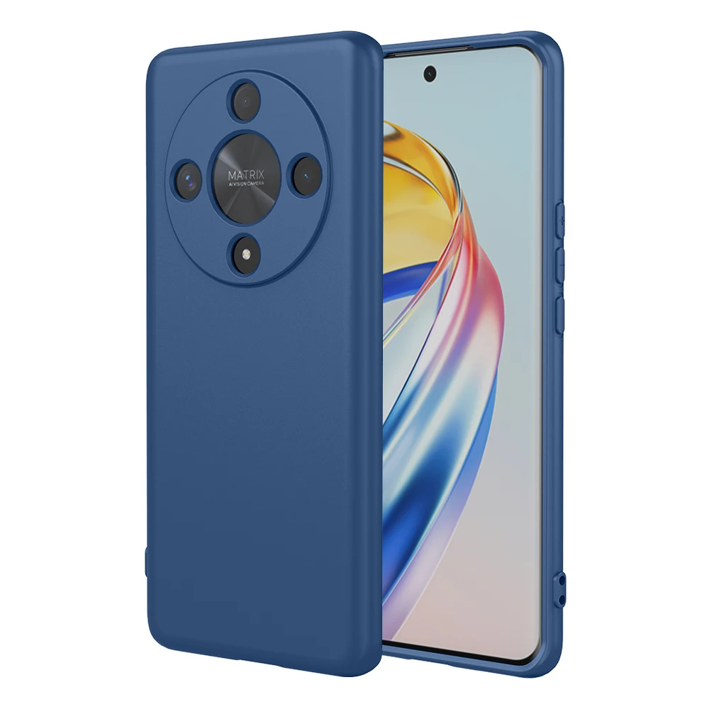 Flexibler TPU-Fall aus flüssigem Silikon für Honor Magic 6 Lite Magic 5 Pro X9b X9a Schutzhülle Fundas Coque Capa_voghion.com