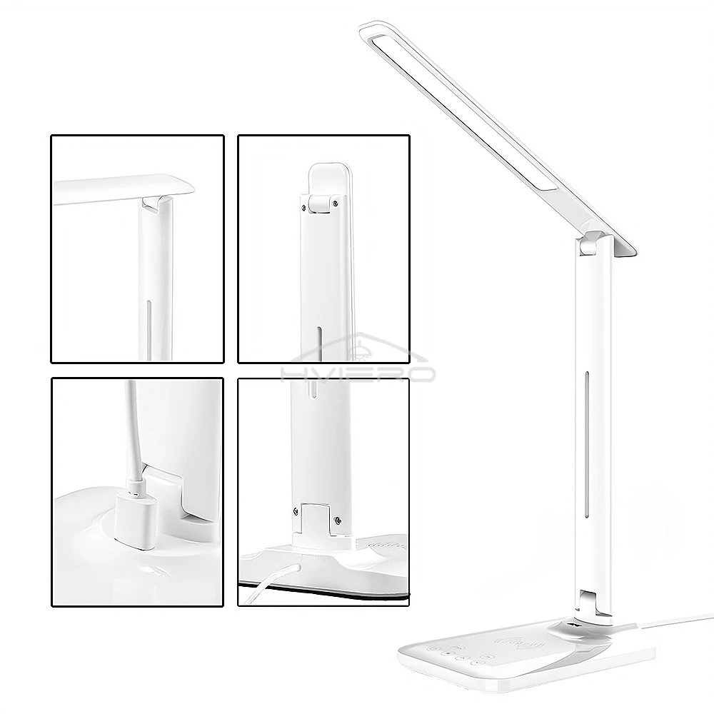 LED Folding Desk Lamp Led USB 5V Timing Eye Guard Protection For Home Night Reading Bedside Living Room Charging Table Lighting