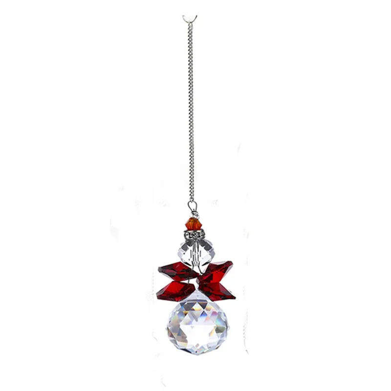 Hanging Crystal Guardian Angel Suncatcher 7PCS Window Sun Catchers Rainbow Maker Home Garden Wedding Decoration