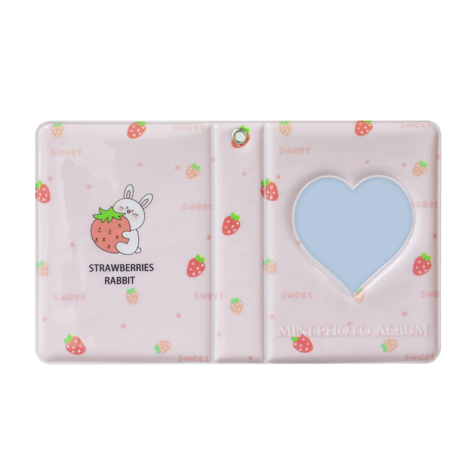 3 Inch 40 Pockets Mini Photo Album Instax Camera Cute Cartoon Kpop Photocard Binder Love Heart Hollow Photocard Book