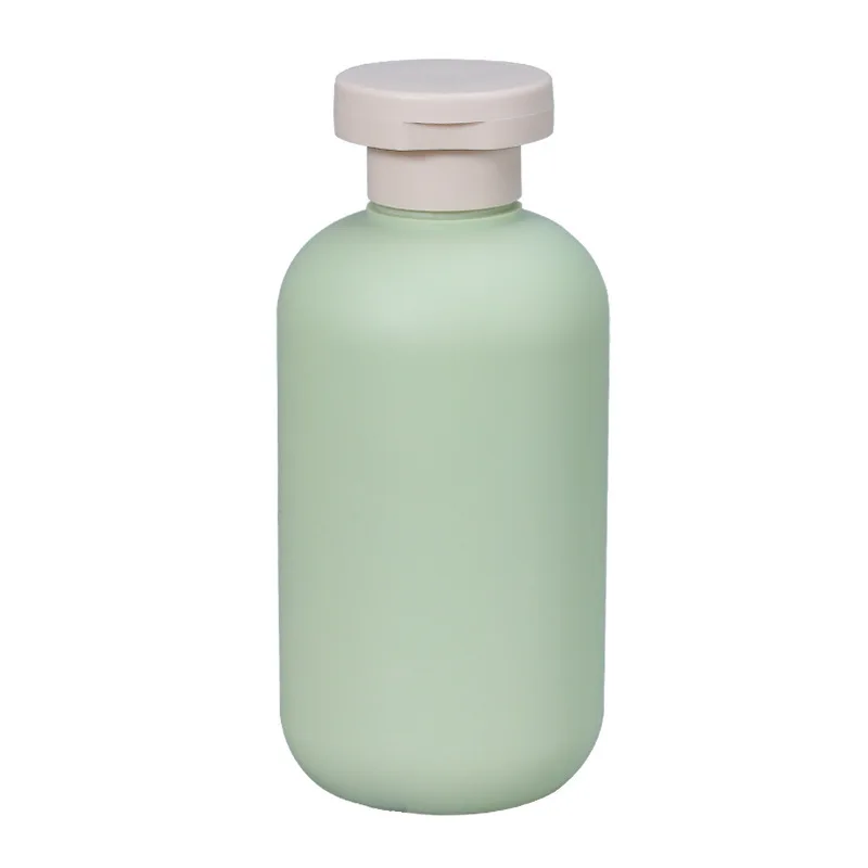 Set of 3 Clear Blue Plastic Pump Bottles for Shampoo, Lotion, and Shower Gel (100ml & 200ml)