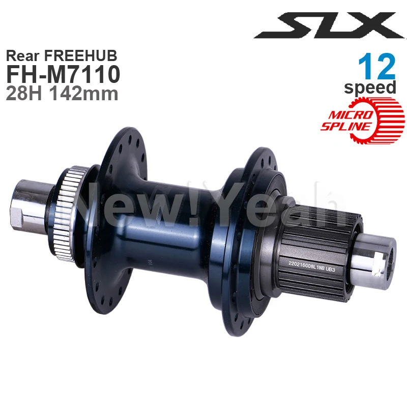 SHIMANO FH-M7110 リアフリーハブ12速　142mm28h 未使用 Shimano SLX FH-M7110 Rear Hub - 12 x 142mm, Center-Lock