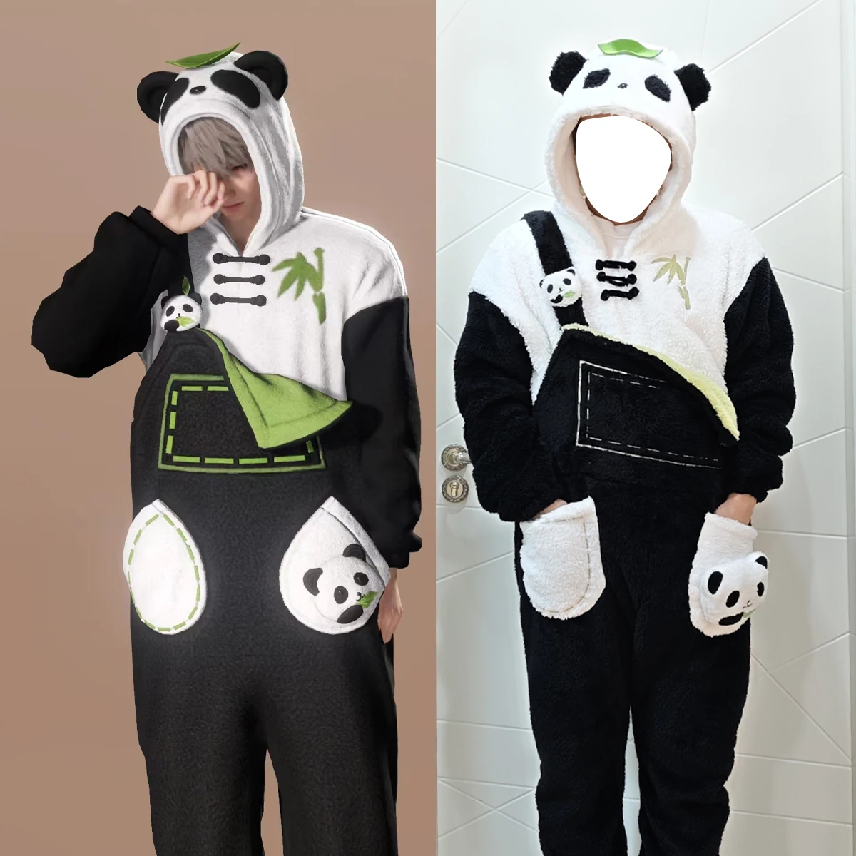 Game Love and Deepspace Cosplay Kostüm Panda Halloween Party 10