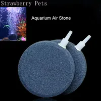 1PCS 40/50/60/70/80/100mm Bubble Stone Aerator for Aquarium Fish Tank Pump Hydroponic Oxygen Plate Mini Air Pump Accessories 1