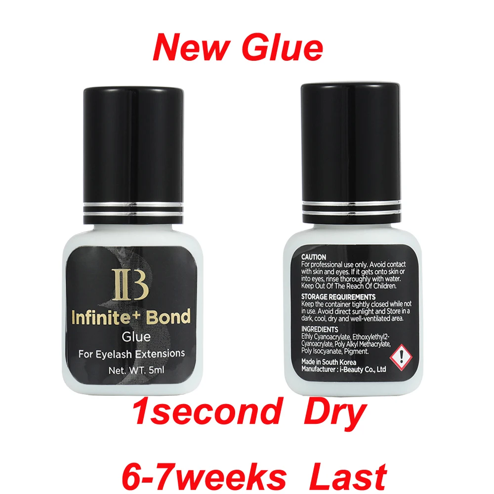 

I Beauty Glue Infinite Plus Bond Glue Eyelash Extensions 1second Dry False Lash Retention 6-7 Weeks Original Korea Adhesive