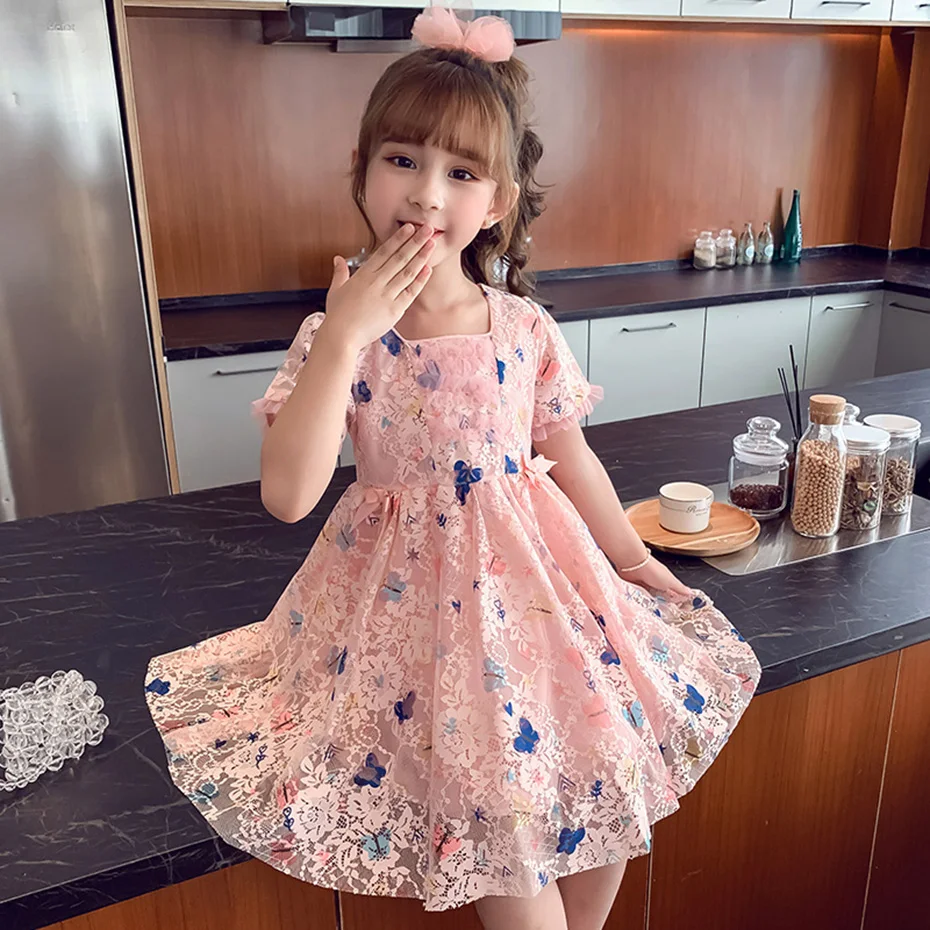 Sweet Kids Girls Dress Kids Little Girls Daily Dress Autumn Long Sleeve  Solid Irregular Princess Dress Ruffle Casual Party Dresses Outfits Clothes  - Walmart.com