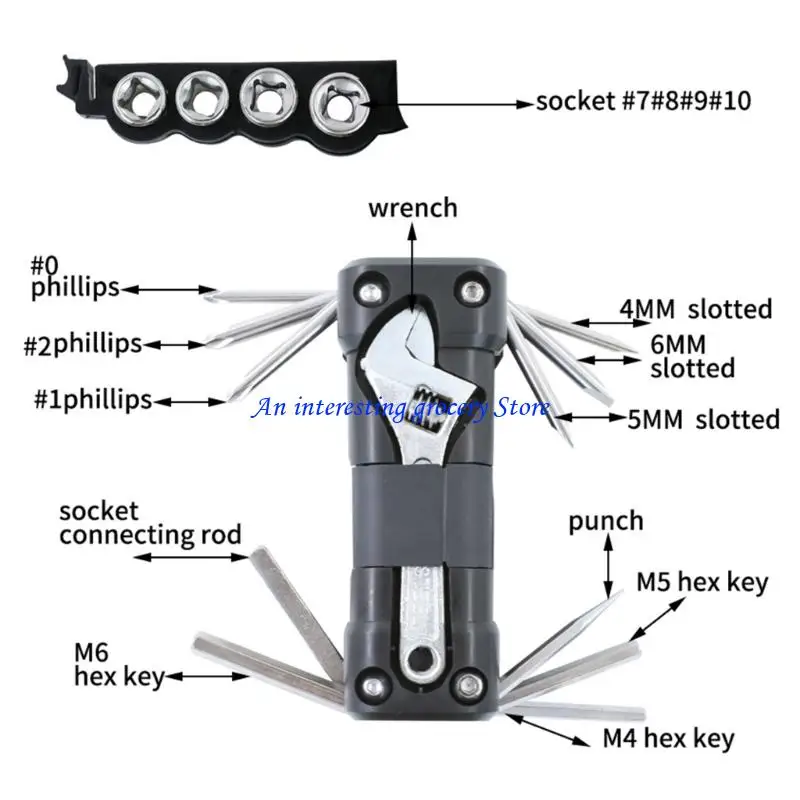 652d hohe Stärken Stahlmotorrad -Werkzeug -Portables mit ergonomisch – Detail 9