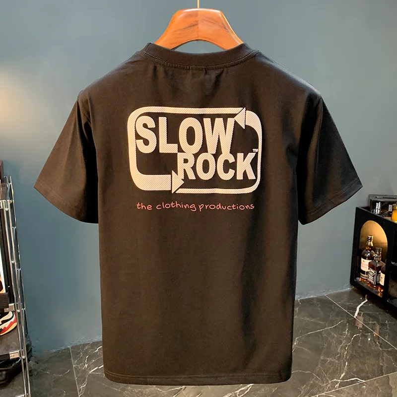 

Летняя быстросохнущая Мужская тонкая одежда с принтом с коротким рукавом, свободная повседневная мужская одежда