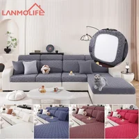 Thick Jacquard Sofa Seat Cover Elastic Sofa Cover Protector Couch Cover for Sofa Anti-dust Removable Sofa Cushion Cover 1