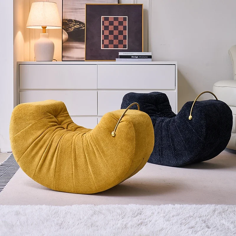 Designer Lazy Living Room Chairs Luxury Mobile Girl Recliner Reading ...